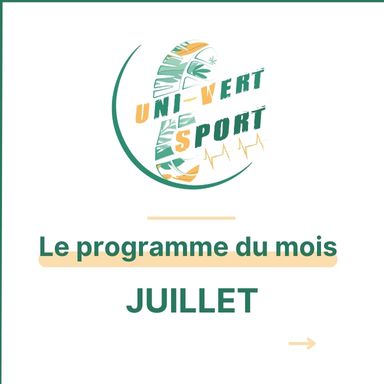 Les actus du mois de Juillet